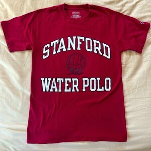 Champion Stanford Water Polo Tee Cardinal Red - so S